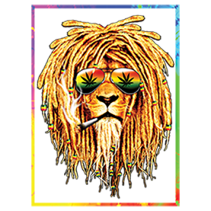 SUNGLASSES RASTA LION-NEON