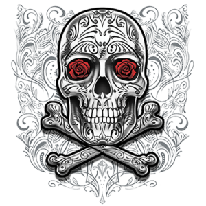 ROSE SKULL