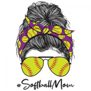 #SOFTBALL MOM BUN