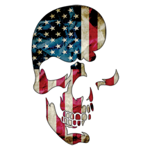 PATRIOTIC SKULL