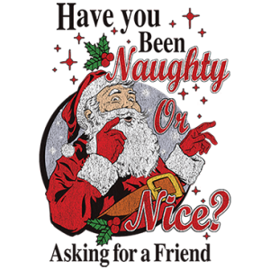 NAUGHTY OR NICE SANTA