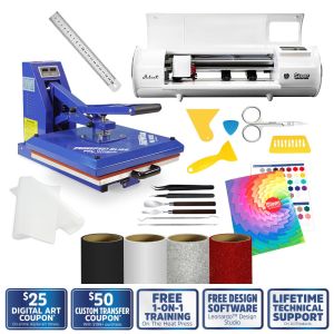 TRANSPRO HEAT PRESS AND JULIET CUTTER STARTER PACKAGE