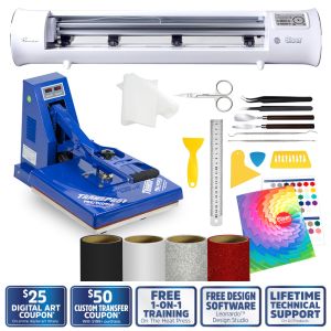 TRANSPRO HEAT PRESS AND ROMEO STARTER PACKAGE