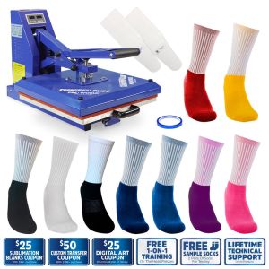 SILKY SOCKS ATHLETIC SOCKS + TRANSPRO HEAT PRESS