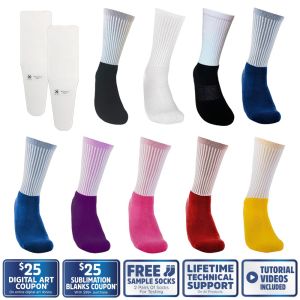 SILKY SOCKS ATHLETIC SOCKS SAMPLE PACK