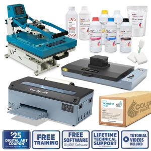 DTF A4 STARTER BUNDLE- PRINTER, OVEN & HEAT PRESS           