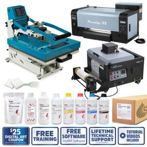 13" DTF BUSINESS PACKAGE- PRINTER, SHAKER & HEAT PRESS