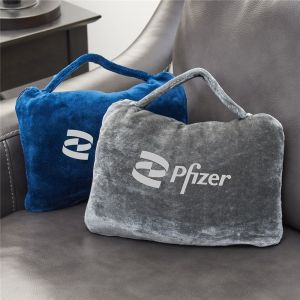 EMBROIDERED TRAVEL BLANKET