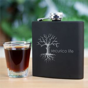 ENGRAVED FLASK