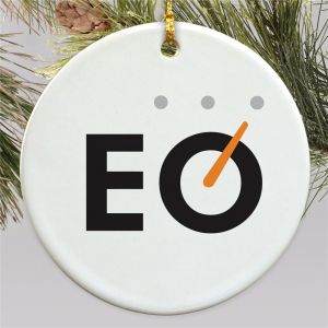 PERSONALIZED ROUND ORNAMENT - LARGE
