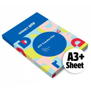 UNINET DTF TRIPLE COATED TRANSFER FILM  - A3+ SHEET -100 PK