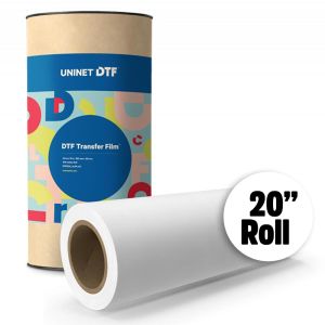 UNINET WARM/COLD PEEL DTF TRANSFER FILM - 20" ROLL