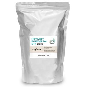 DTF STATION HOT MELT POWDER - 1 KG -BLACK