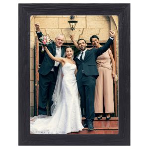 SUBLIMATION PHOTO PANEL W FRAME - 7x9" BLACK