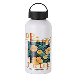 WATER BOTTLE WITH HANDLE - 17 OZ WHITE