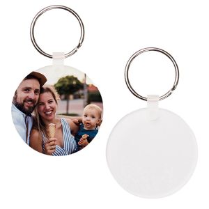 ROUND ACRYLIC KEYCHAIN