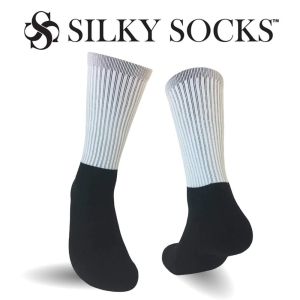 SILKY SOCKS - BLANK ATHLETIC SOCKS (COTTON BOTTOM)