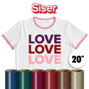 Siser Glitter Vinyl By The Yard 20"