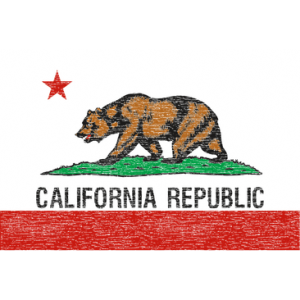 CALIFORNIA REPUBLIC BEAR FLAG