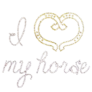LOVE MY HORSE RHINESTONES