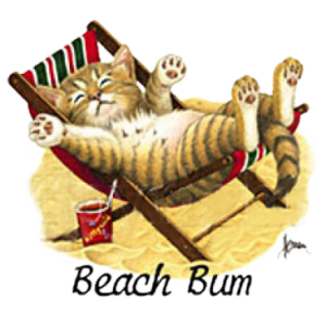 BEACH BUM-CAT