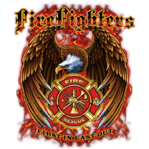 FIRE FIGHTERS EAGLE IN FIRE