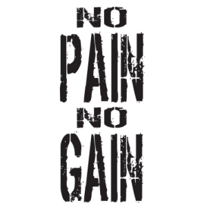 NO PAIN NO GAIN BLACK