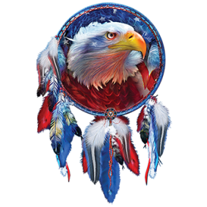 EAGLE-RED WHITE BLUE