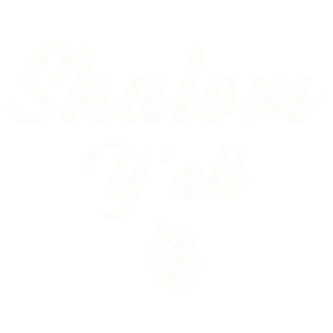 SHALOM Y'ALL HANNUKAH WHITE INK                             