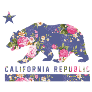 CALIF REPUBLIC FLOWER BEAR