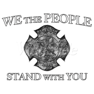 WE THE PEOPLE FIREFIGHTER LOGO