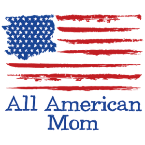ALL AMERICAN MOM - FLAG