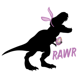 RAWR - TREX BUNNY EARS & EGG