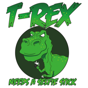 T-REX NEEDS A SELFIE STICK