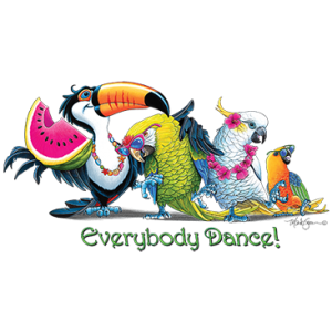 EVERYBODY DANCE TROPICAL BIRDS