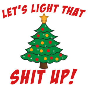 LET'S LIGHT THAT UP XMAS TREE