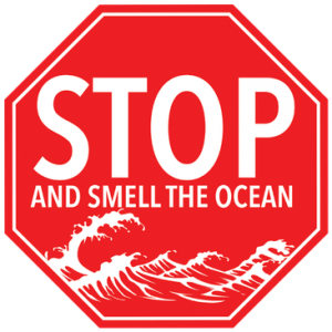 STOP AND SMELL THE OCEAN
