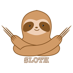 SLOTH CROSSING ARMS