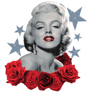 MARILYN STARS AND ROSES
