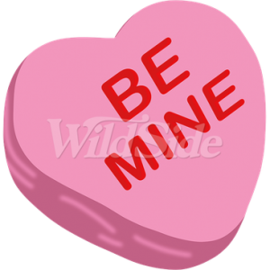 BE MINE - PINK HEART CANDY                                  