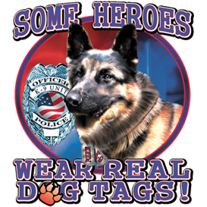 WEAR REAL DOG TAGS POLICE