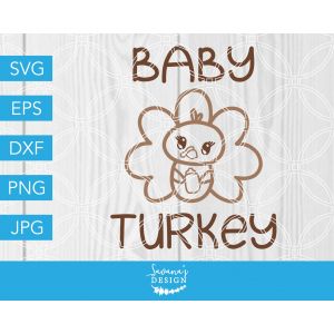 Baby Turkey Cut File