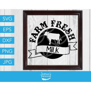 Farm Fresh Milk Cut File