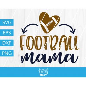 Football Mama Cut File