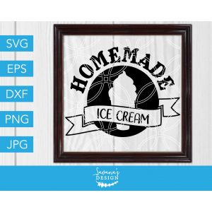 Homemade Ice Cream Cut File