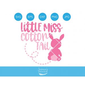 Little Miss Cotton Tail Cut File