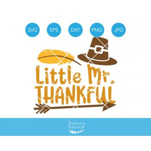 Little Mr Thankful Cut File