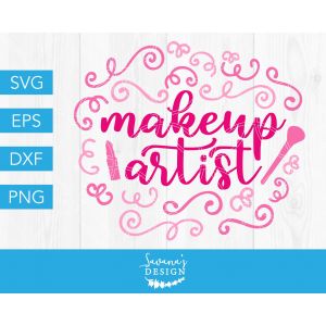 Makeup Artist Cut File