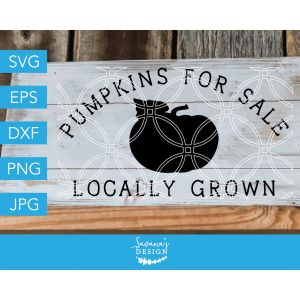 Pumpkins for Sale Cut File