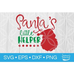 Santa's Little Helper Cut File